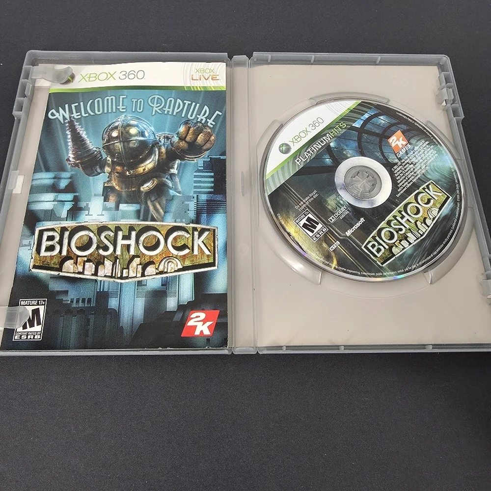 2K Games BioShock Xbox 360 Platinum Hits Complete CIB Tested